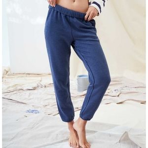 Aerie Fleece Of Mind Jogger Size L Vintage Blue